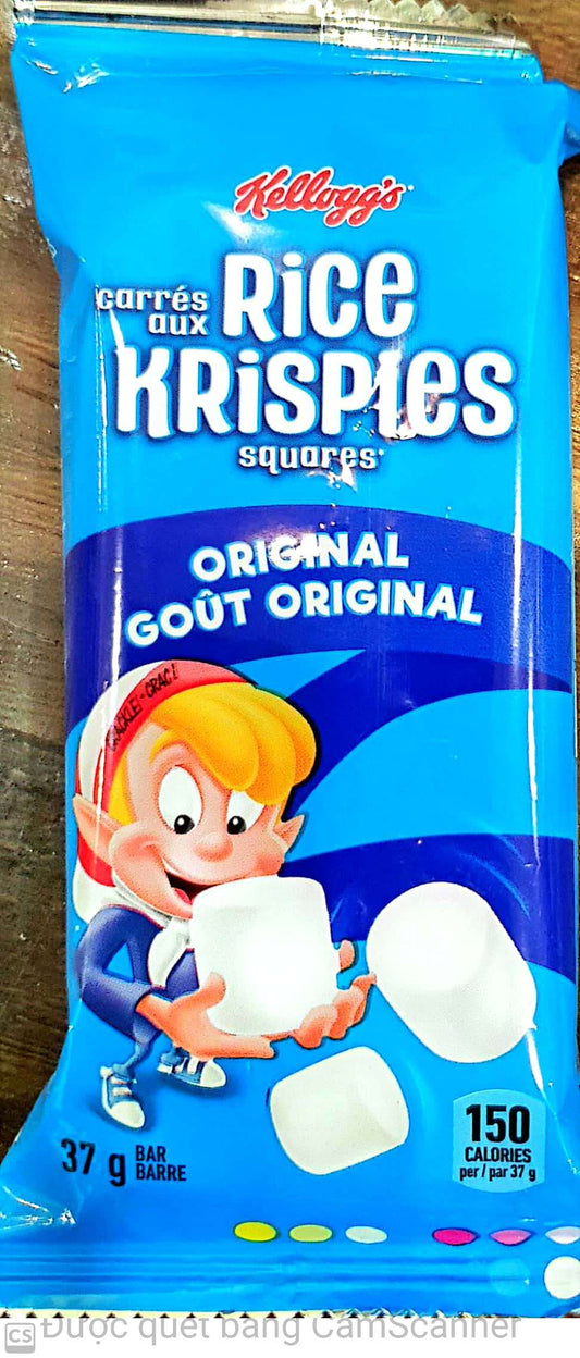 Rice Krispies Squares Regular 37gm 20/box
