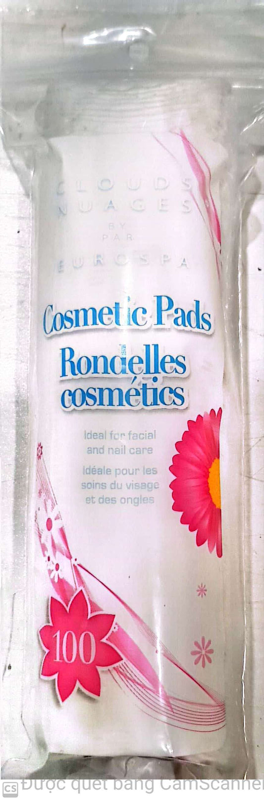 Cosmetic pads - make up remover cotton pads 100/pkg