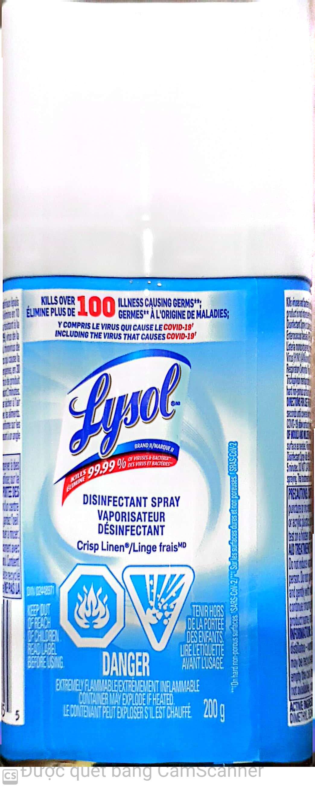 Lysol disinfectant spray 200g