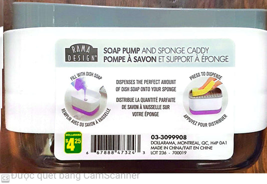 Soap pump