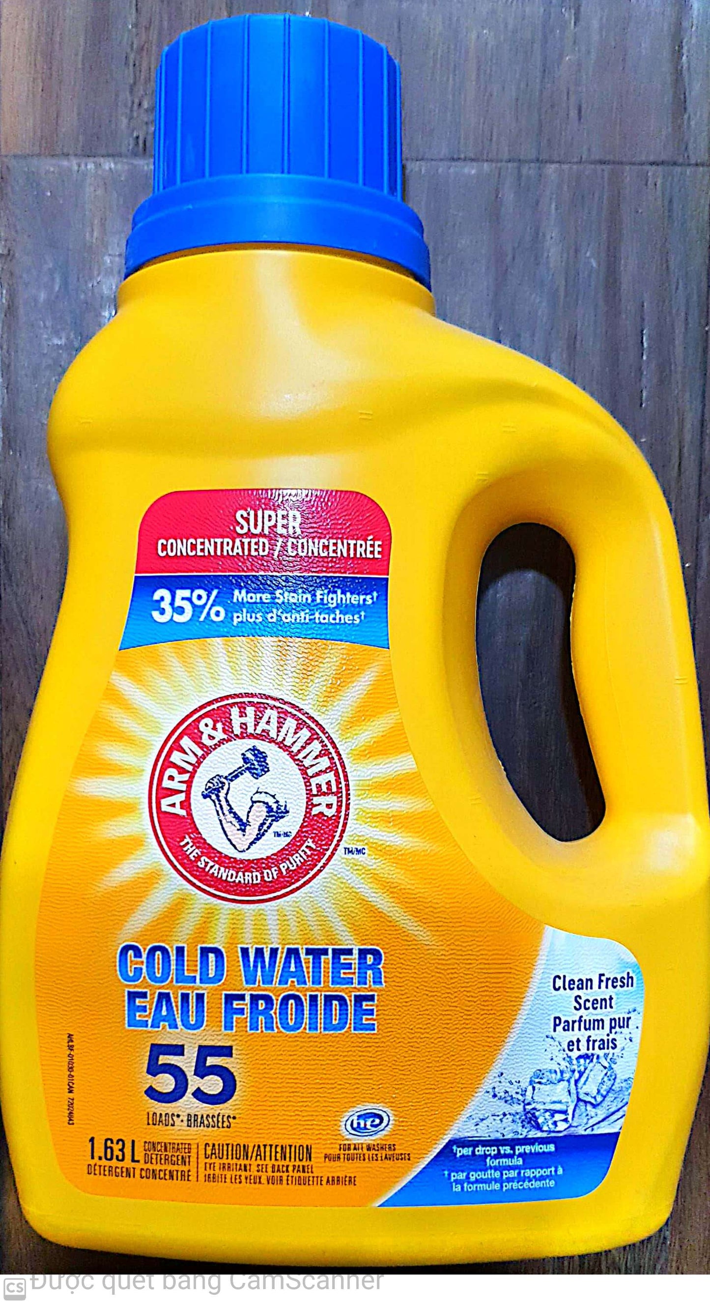 Arm & Hammer liquid laundry detergent 1.63L