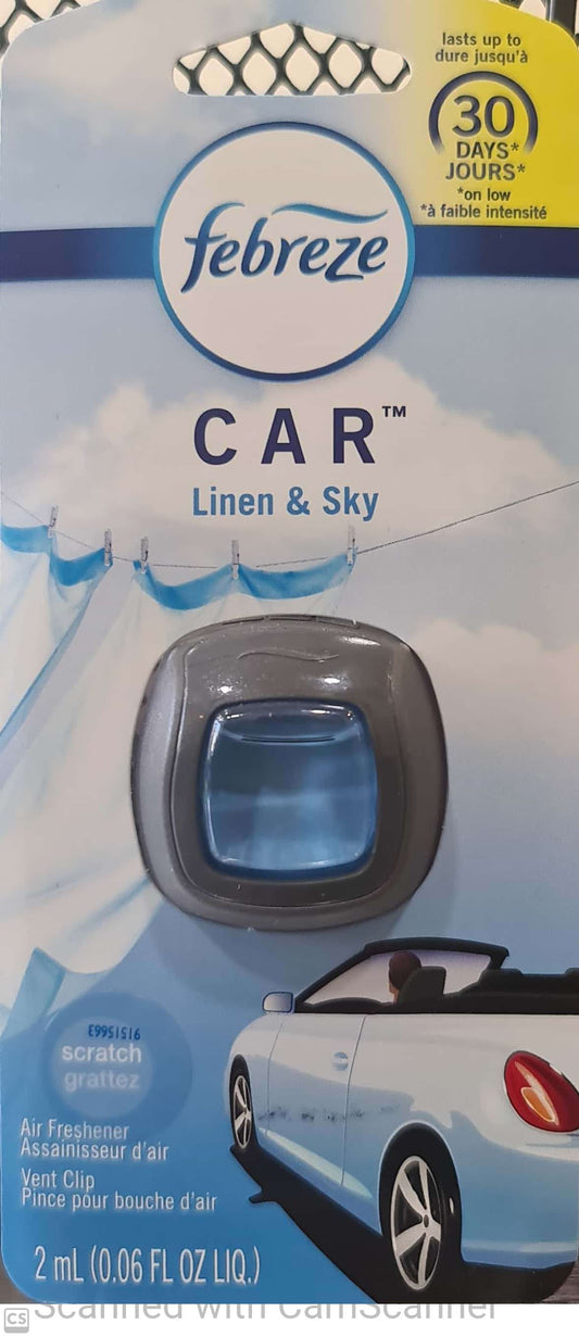 Air freshener car linen & sky 2ml