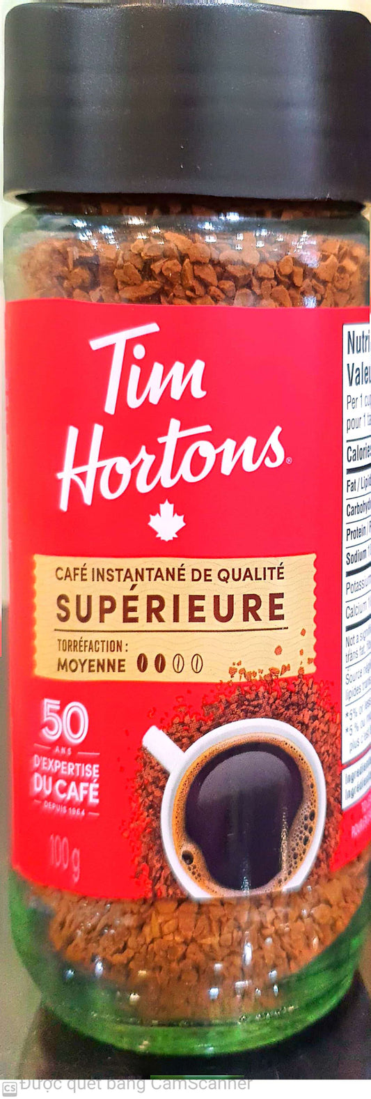 Tim Hortons instant coffee 100g