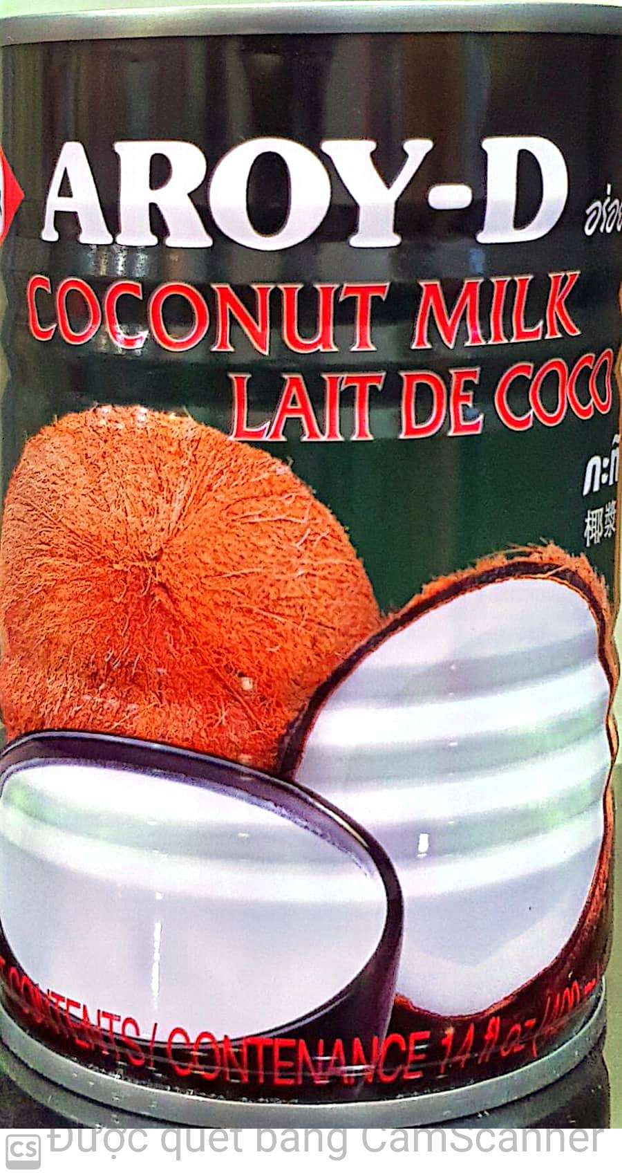 Aroy-D Coconut milk 400ml