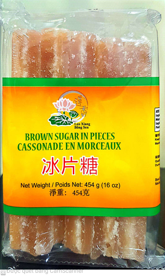 Brown sugar in pieces 454g