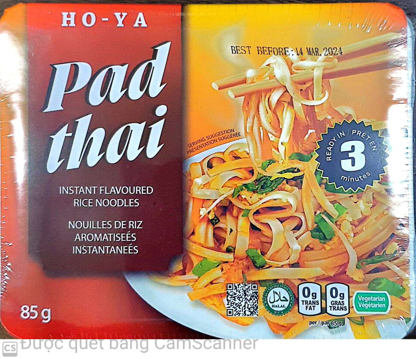 Pad Thai instant rice noodles 85g