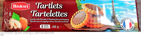 Biskwi Tartlets Cookies with chocolate 150g