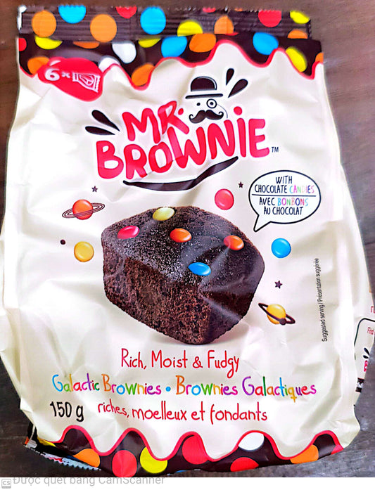 Mr Brownie with choco candy (6pcs) 150g