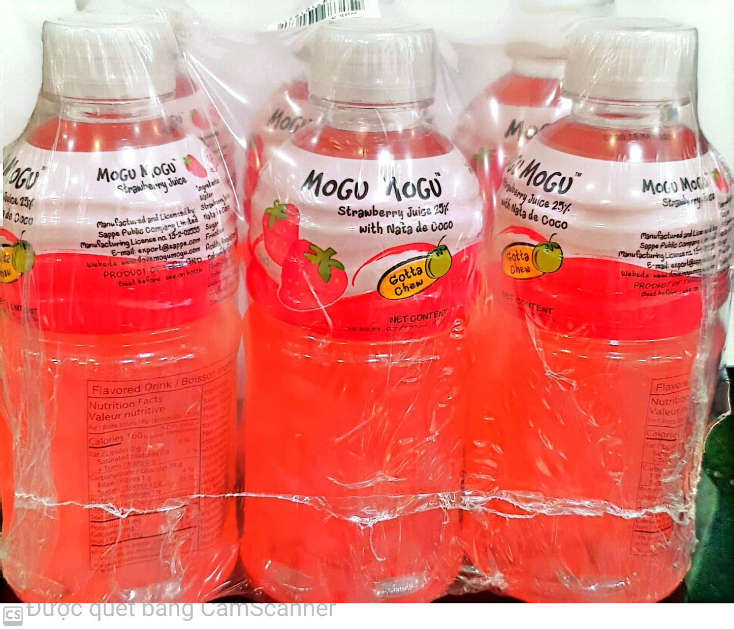 Mogu Strawberry juice wt coco 320ml