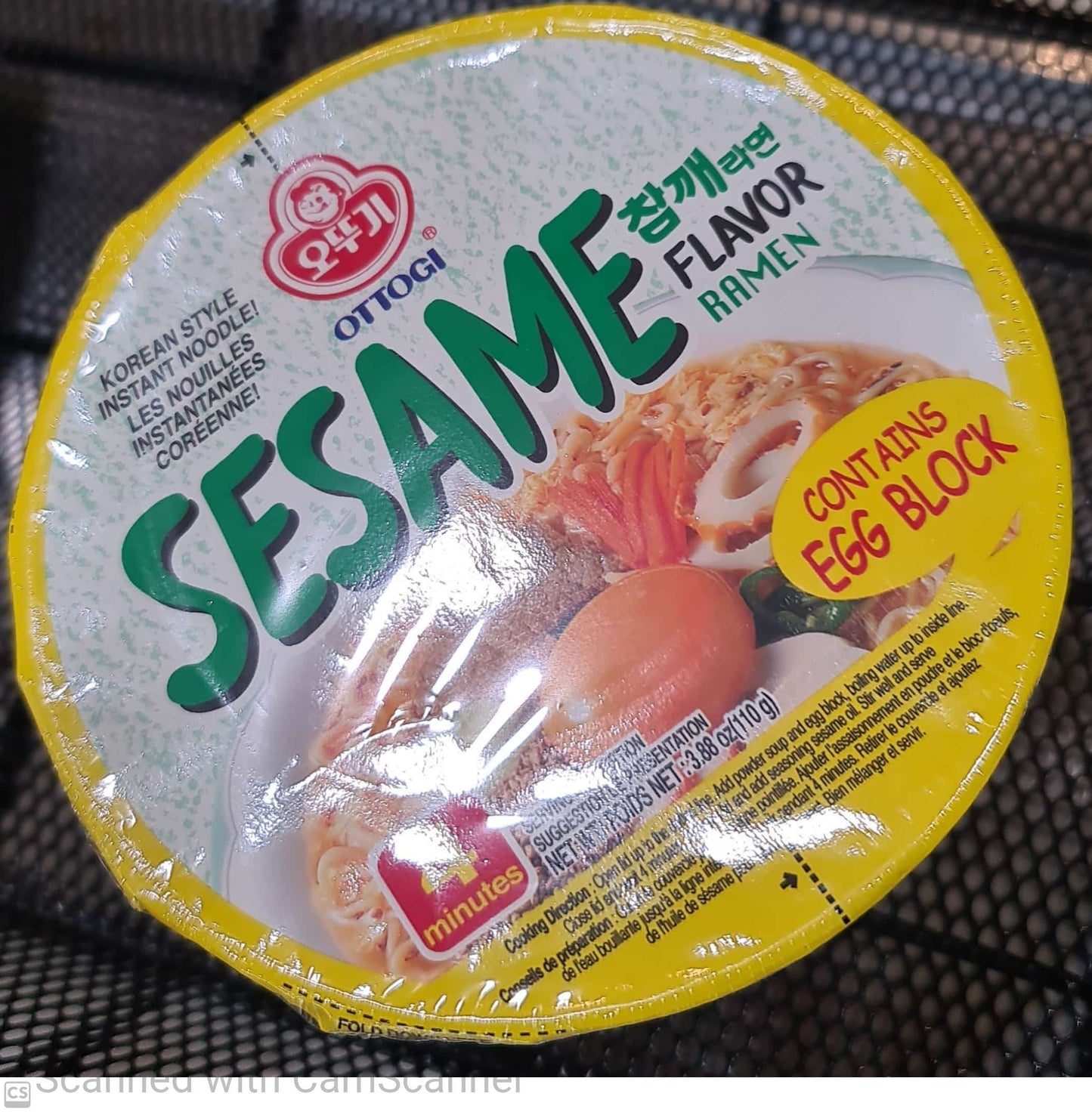 Ottogi Sesame ramen big bowl 110g