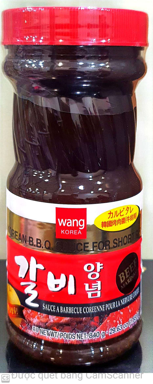 Wang Korean BBQ sauce for short rib beef 840g