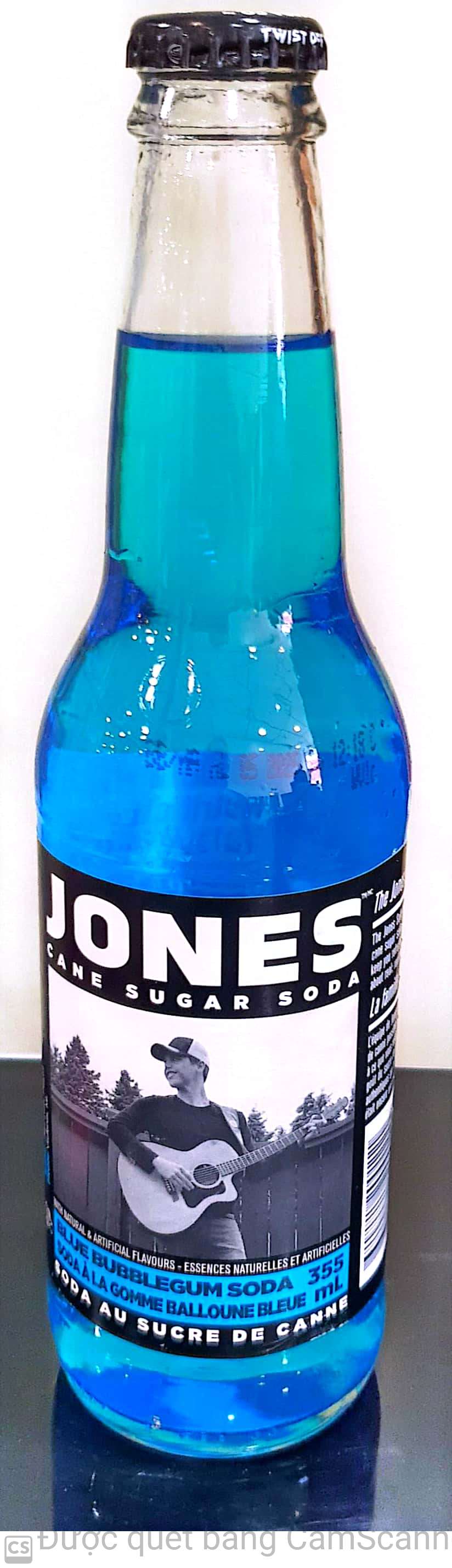 Jones Cane sugar soda 355ml (blue)