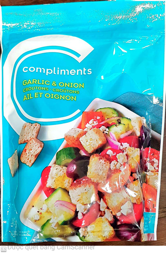 C garlic & onion croutons 145g