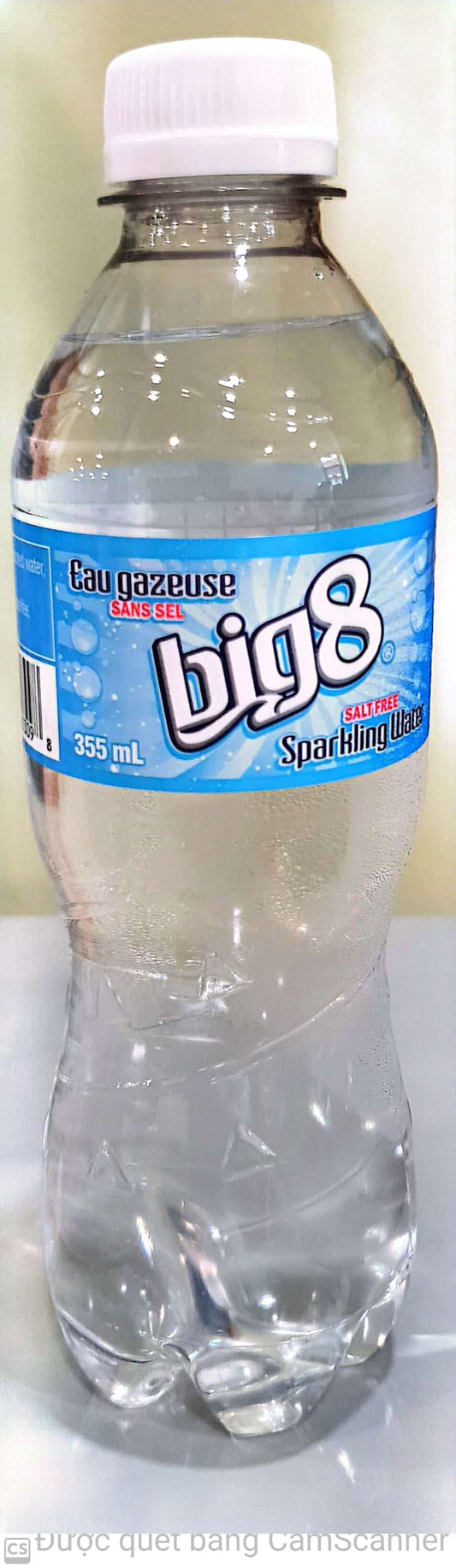 big 8 sparking soda water 355ml