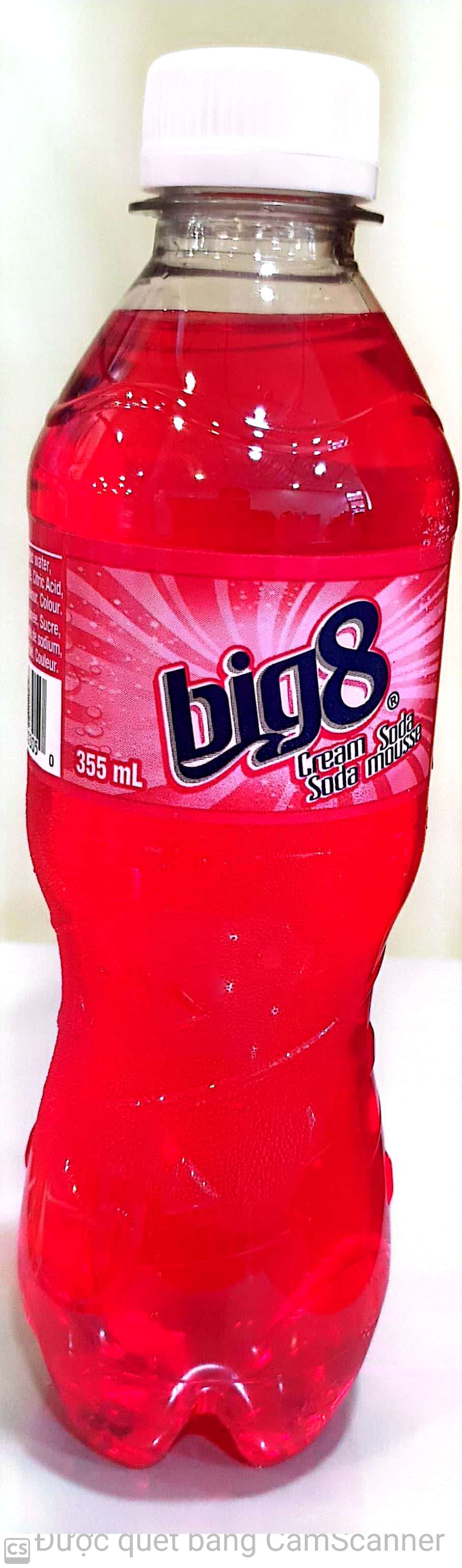 big 8 cream soda 355ml