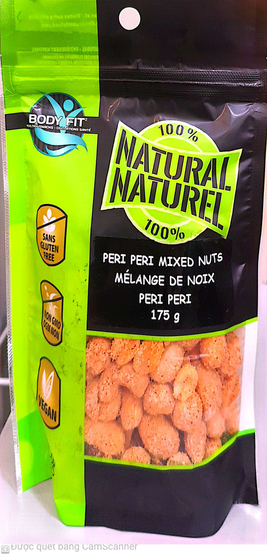 David Roberts mix nuts bodyfit Peri Peri 175g