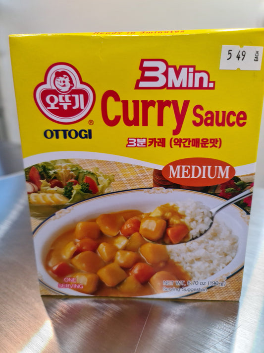 Ottogi 3 min Curry sauce medium 190G