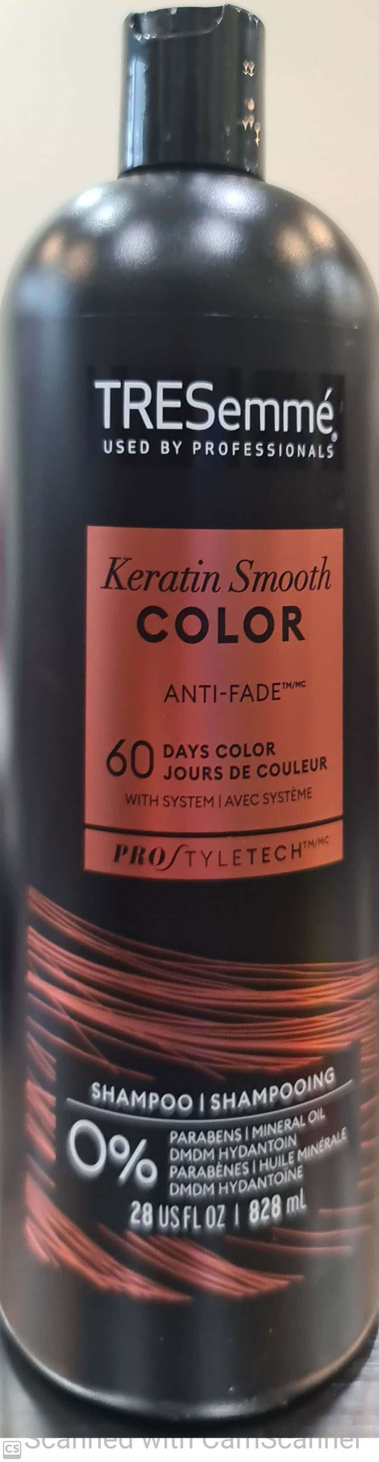 Tresemme shampoo Keratin smooth COLOR 828ml