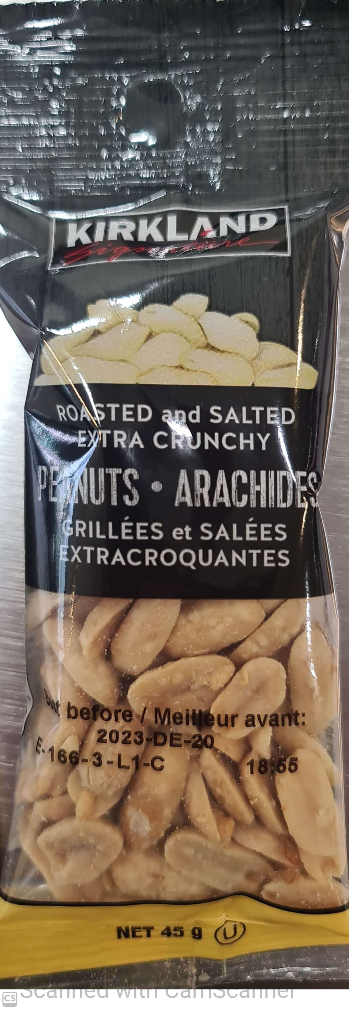 Kirkland Snacking nuts Peanuts 15g