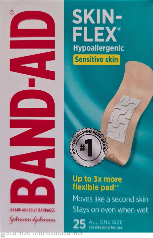 BAND AID SKIN FLEX 25