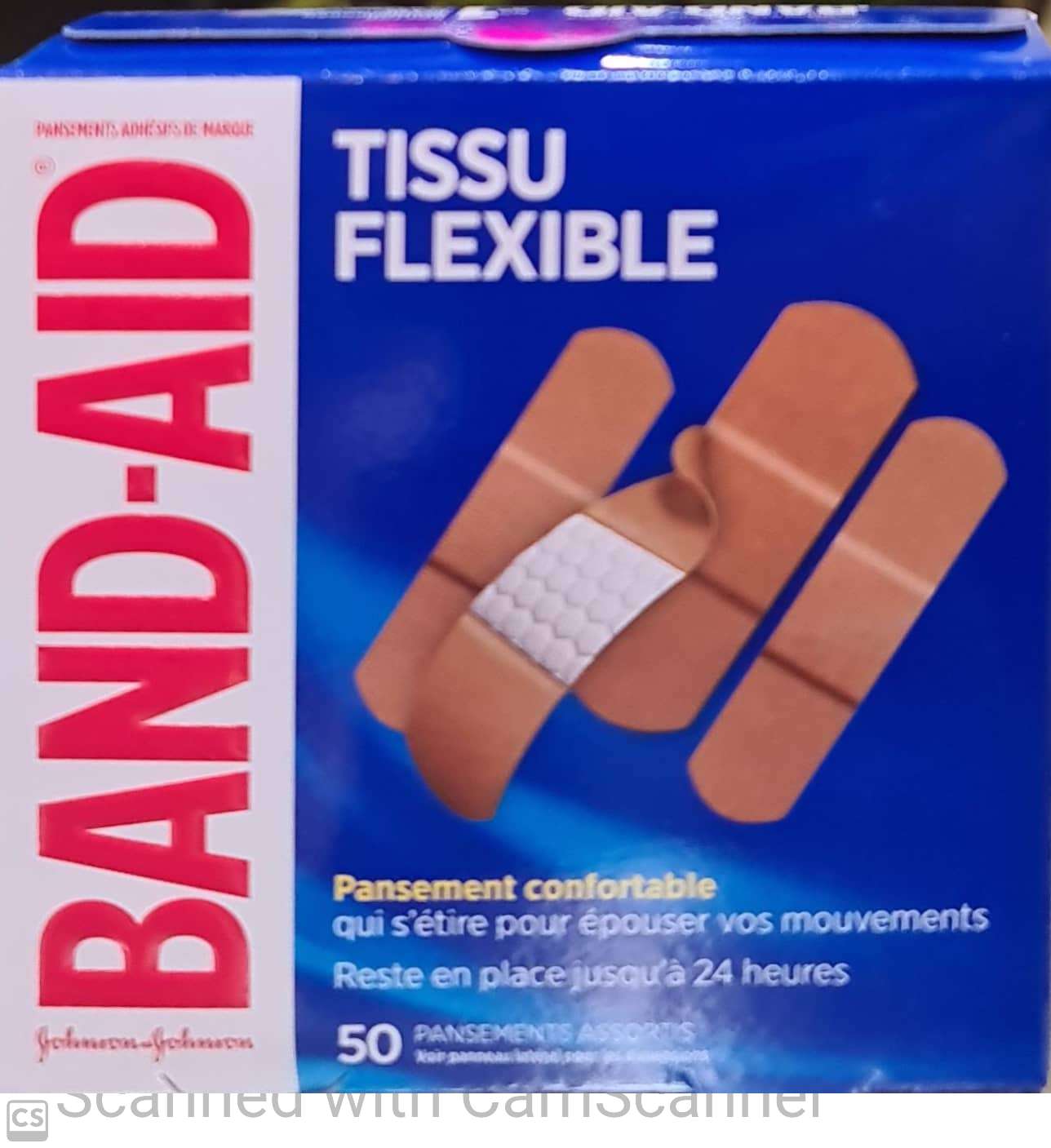 BAND AID FLEXIBLE FABRIC 50