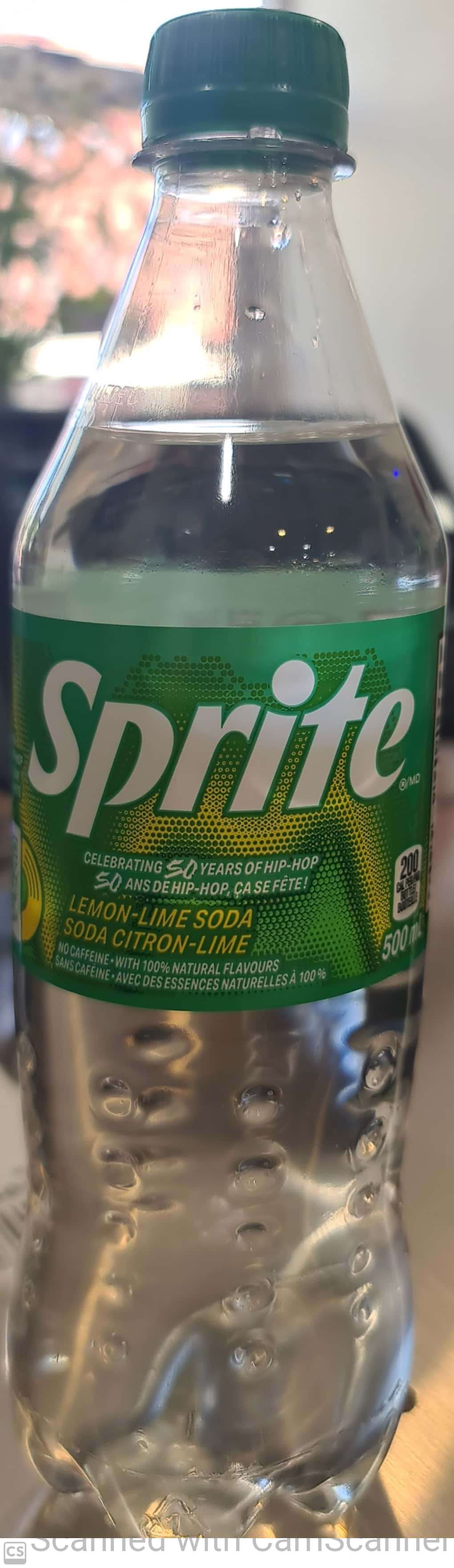 Sprite lemon lime soda 500ml