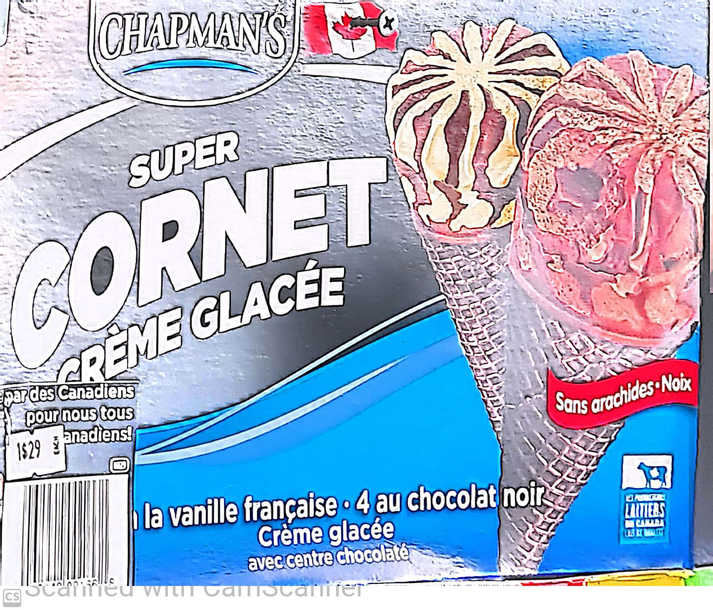 Chapman's supercone ice cream 120ml