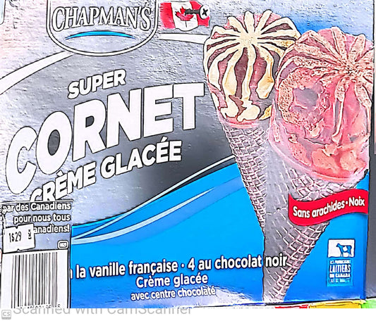 Chapman's supercone ice cream 120ml