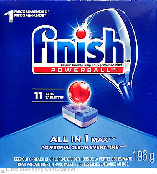Finish Dishwasher 11 tabs 196g