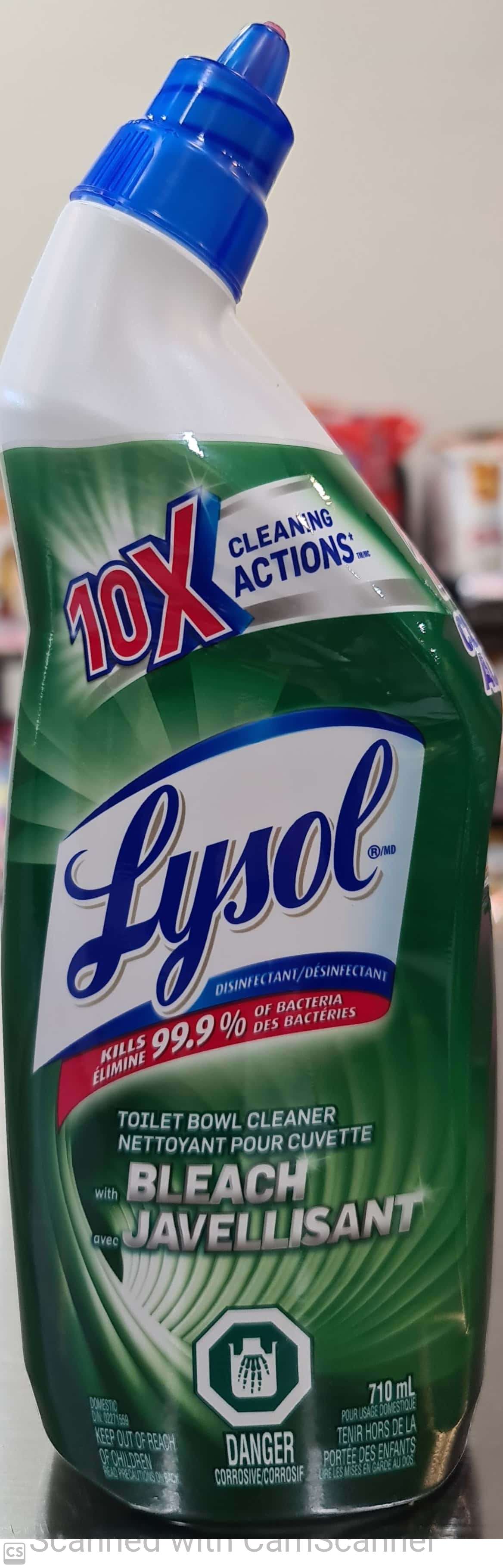 Lysol toilet cleaner Bleach Javellisant 710ml