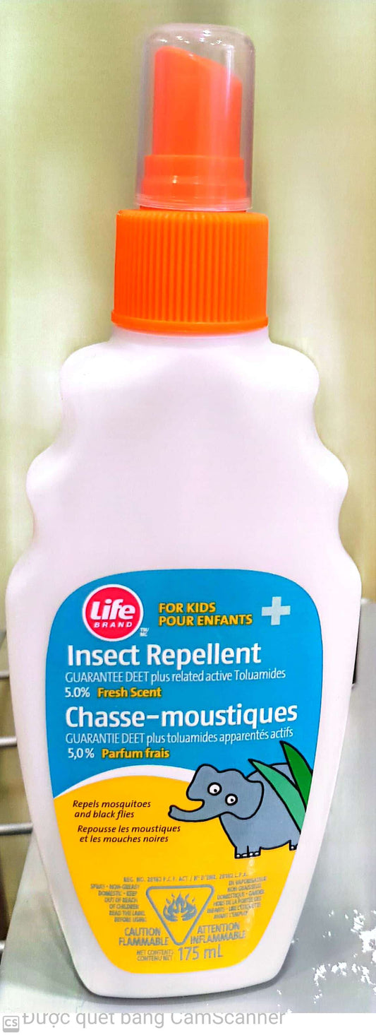 Life brand Insect Repellent KIDS 175ml