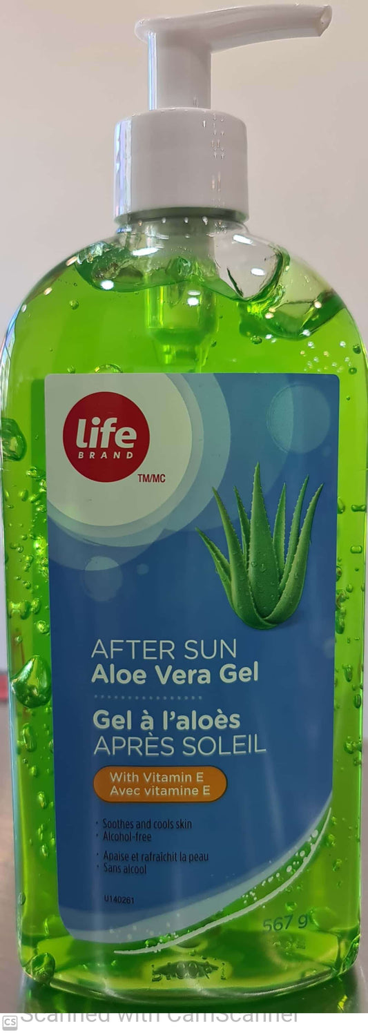 Life brand After sun aloe vera gel 567g