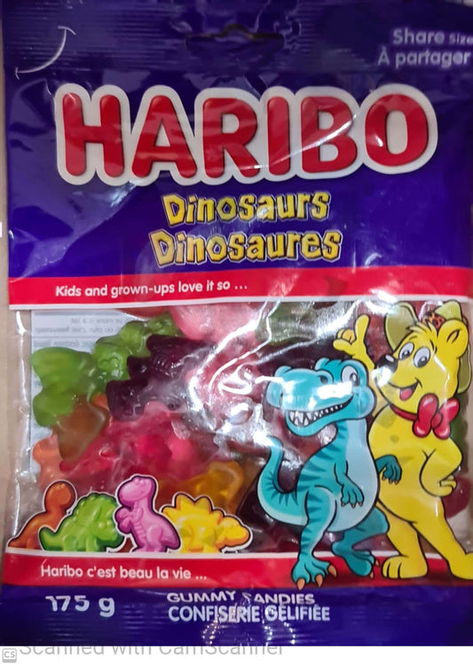 Haribo Dinosaurs gummies 175g