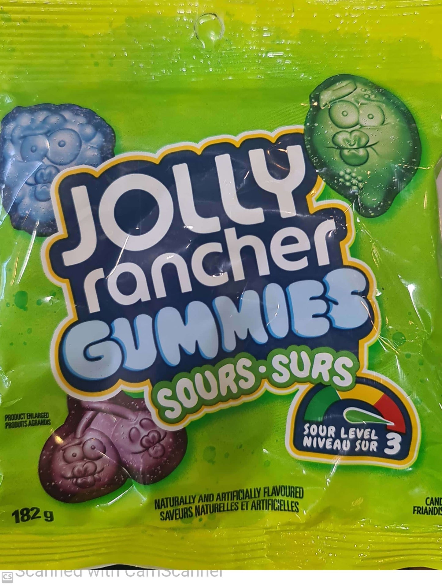 Jolly rancher sours gummies 182g