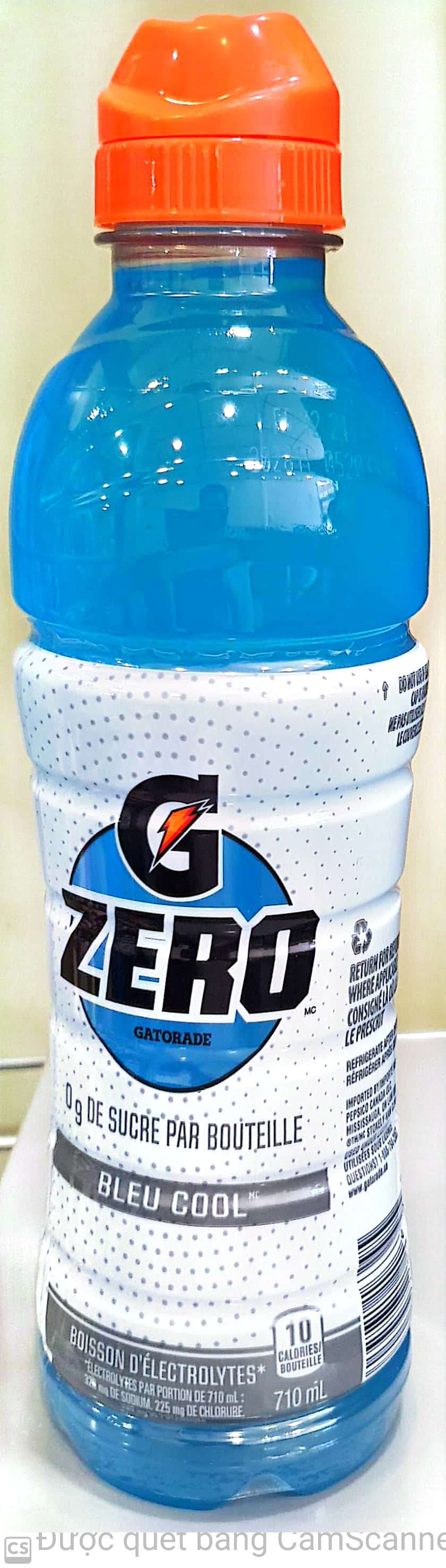 Pepsi GATORADE sport drink Cool blue ZERO sugar 710ml