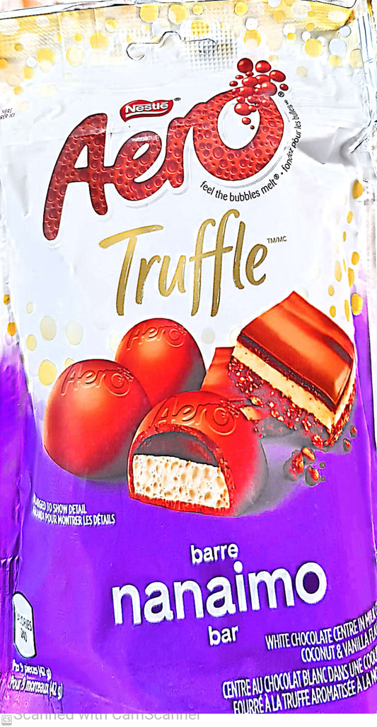 Aero bar Truffle Nanaimo chocolate 135g