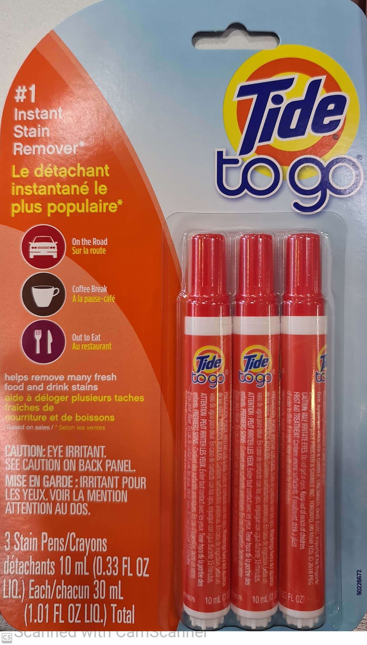 Tide to-go 3 stain pens