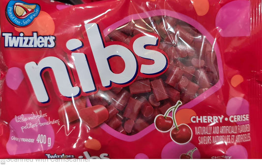 Twizzlers nibs candy cherry 400g