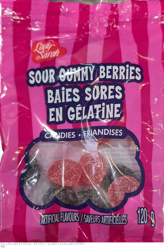 Lady sarah Gummi bears sour gum 120g