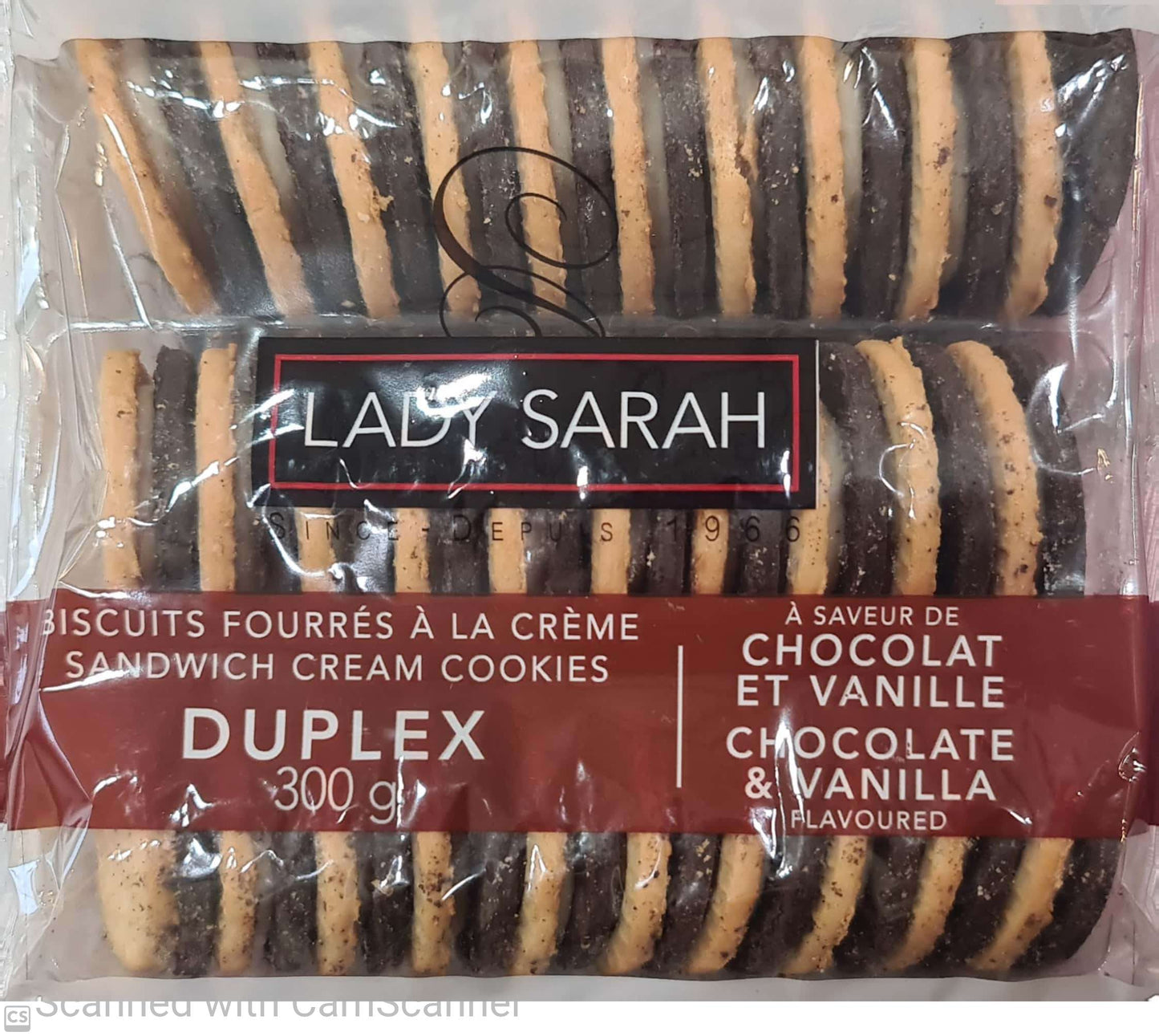Lady sarah cream cookies Choco & Vani 300g