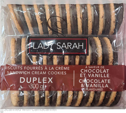 Lady sarah cream cookies Choco & Vani 300g