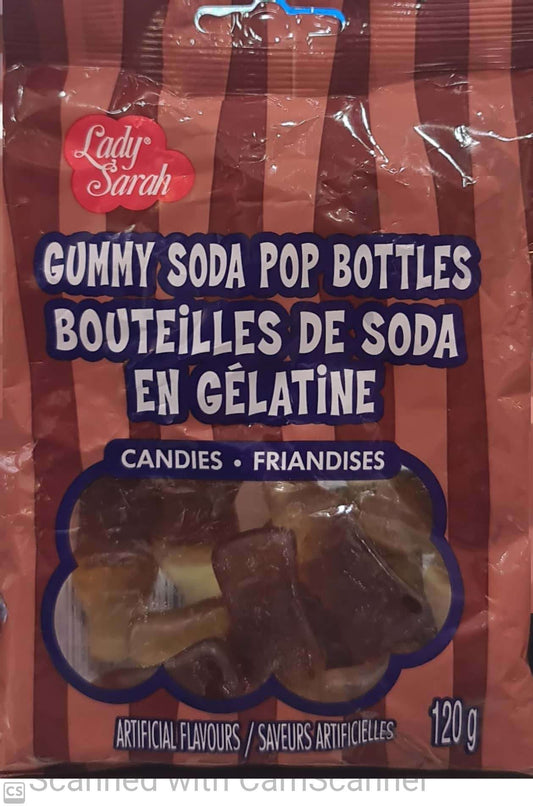 Lady sarah gummy soda candies 120g