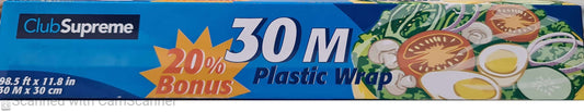 Club Supreme 30m plastic wrap