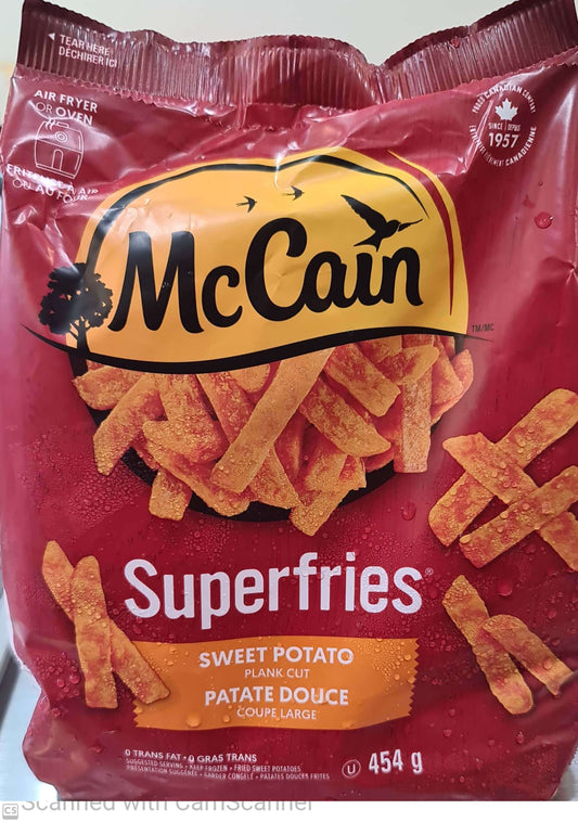 Mc cain superfries sweet potato 454g