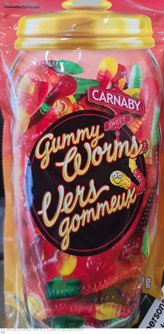 Carnaby gummy sweet worm 300g