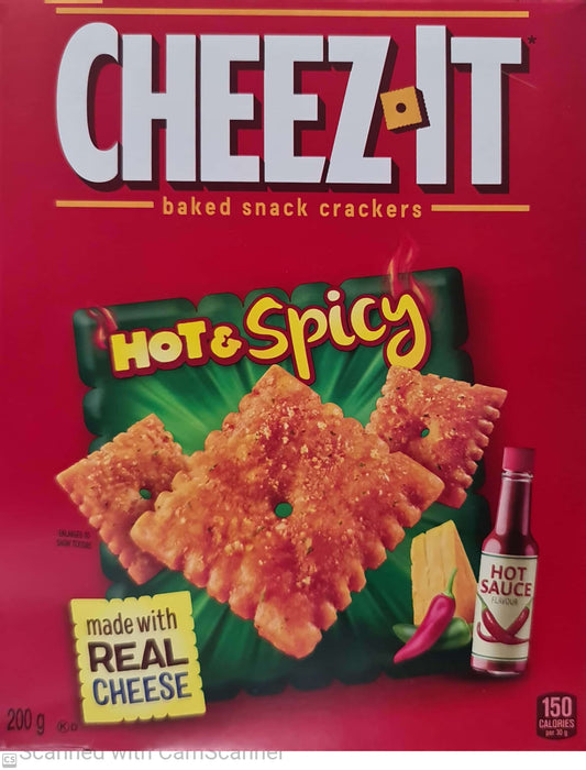 Cheeze it crackers hot & spicy 180g