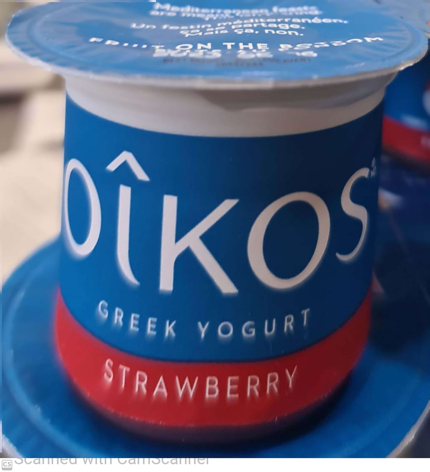 OIKOS GREEK YOGURT strawberry 1 box