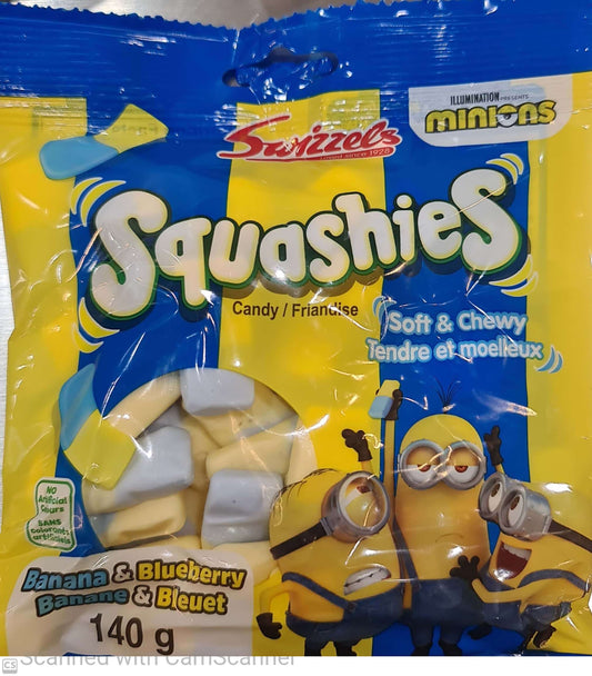 Swizzels candy Banana & Blueberry minions 140g