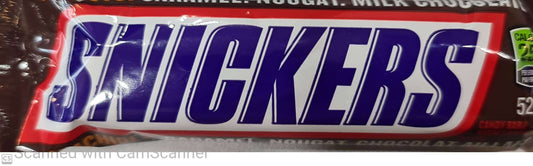 Snickers chocolate bar 52g