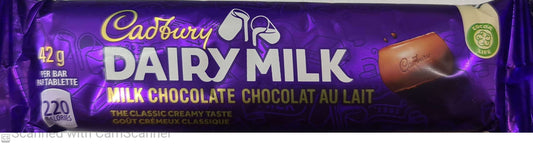 Cadbury Dairy milk chocolate bar 42g